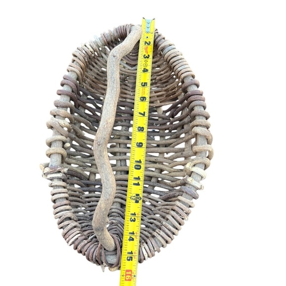 Buttocks basket, butt basket, gathering basket, wicker basket, shabby chic decor - Picture 8 of 10